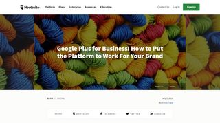 
                            13. Google Plus for Business: How to Put the Platform to Work For Your ...