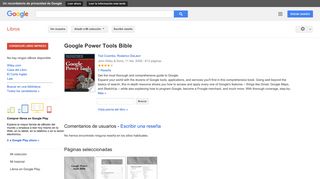 
                            10. Google Power Tools Bible