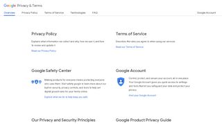 
                            10. Google: Privacy & Terms