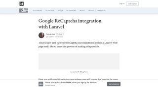 
                            10. Google ReCaptcha integration with Laravel – dotdev