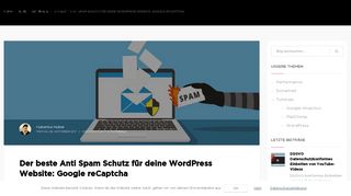 
                            10. Google reCaptcha WordPress Plugin für optimalen Spam Schutz