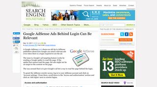 
                            13. Google Recommends AdSense Tips For Ads Behind Login ...