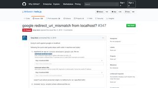 
                            6. google redirect_uri_mismatch from localhost? · Issue #347 · MrSwitch ...