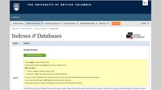 
                            7. Google Scholar - ubc library resources - The University of British ...