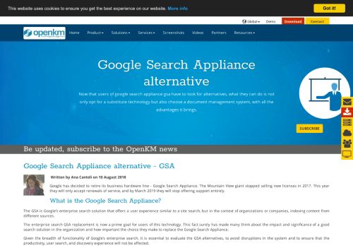 
                            13. Google Search Appliance alternative | OpenKM