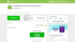 
                            1. Google Services Framework 6.0.1 APK Download by Google LLC ...