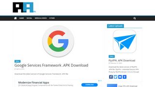 
                            4. Google Services Framework .APK Download | Raw APK