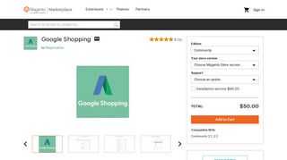 
                            4. Google Shopping - Magento Marketplace