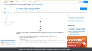 
                            7. Google+ Signin/Singup button - Stack Overflow