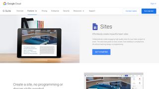 
                            9. Google Sites: Build & Host Business Websites | G Suite