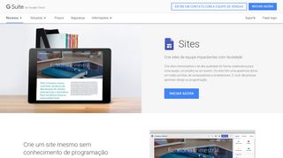 
                            4. Google Sites: crie e hospede sites empresariais | G Suite