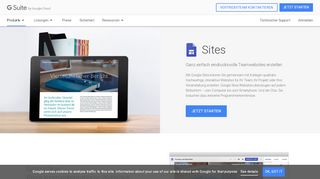 
                            10. Google Sites: professionelle Websites erstellen und hosten | G Suite