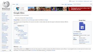 
                            13. Google Sites - Wikipedia