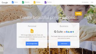 
                            6. Google Slides – create and edit presentations online, for free.