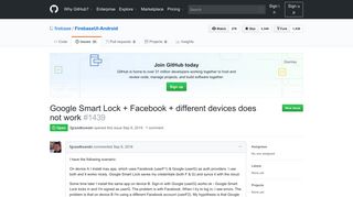 
                            11. Google Smart Lock + Facebook + different devices does not work ...