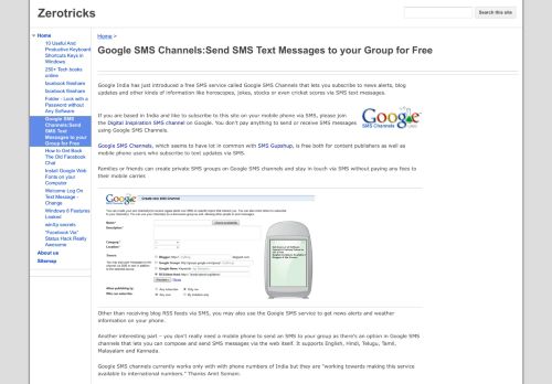
                            1. Google SMS Channels:Send SMS Text Messages to your Group for ...