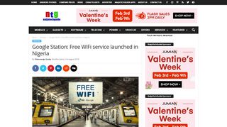
                            13. Google Station: Free WiFi service launched in Nigeria - Nigeria ...