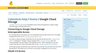 
                            11. Google Storage - Cyberduck
