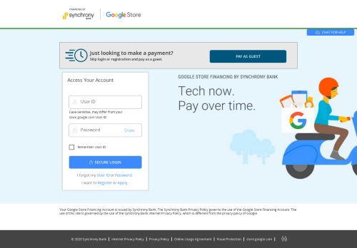 
                            4. Google Store Financing - Synchrony