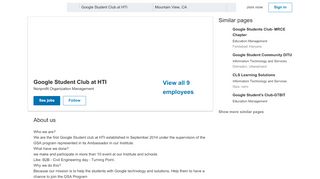 
                            13. Google Student Club at HTI | LinkedIn