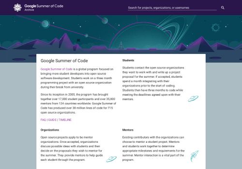 
                            10. Google Summer of Code: Home
