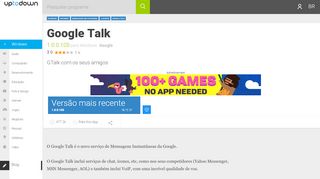 
                            5. Google Talk 1.0.0.105 - Download em Português