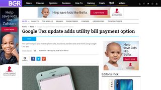 
                            10. Google Tez update adds utility bill payment option | BGR India