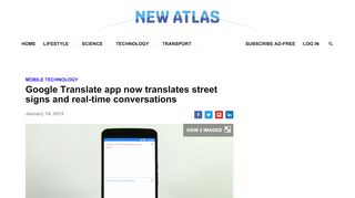 
                            8. Google Translate app now translates street signs and real-time ...