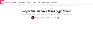 
                            7. Google Tries Out New Gmail Login Screen | News & ...