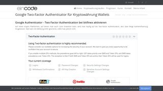 
                            5. Google Two-Factor Authenticator für Kryptowährung Plattformen