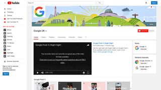 
                            3. Google UK - YouTube
