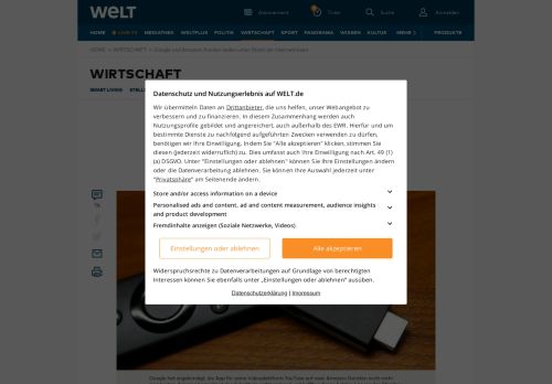 
                            8. Google und Amazon: Kunden leiden unter Streit der Internetriesen ...