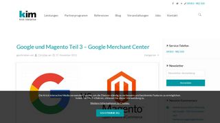 
                            2. Google und Magento Teil 3 – Google Merchant Center – KIM Krick ...