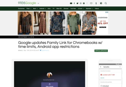 
                            13. Google updates Family Link for Chromebooks w/ time limits, Android ...