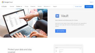 
                            4. Google Vault: eDiscovery & Email Archiving | G Suite