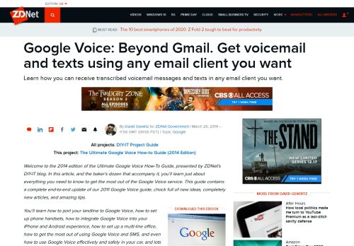 
                            11. Google Voice: Beyond Gmail. Get voicemail and texts using any email ...