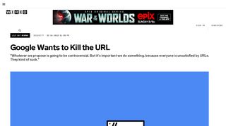 
                            11. Google Wants to Kill the URL | WIRED