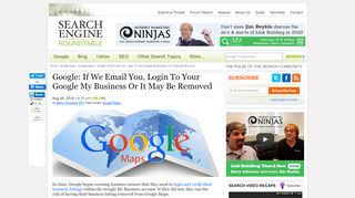 
                            13. Google Warns Again, Login To Your Google My Business Account Or ...