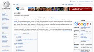 
                            10. Google+ - Wikipedia