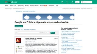 
                            5. Google won't let me sign onto unsecured networks. - Travel Gadgets ...