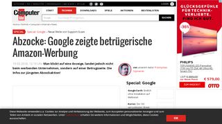 
                            7. Google zeigte betrügerische Amazon-Werbung - COMPUTER BILD