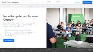 
                            1. Google Zukunftswerkstatt - Google Digital Garage