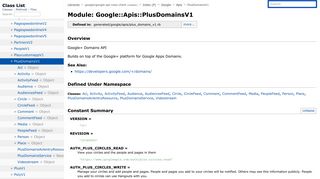 
                            9. Google::Apis::PlusDomainsV1 - RubyDoc.info