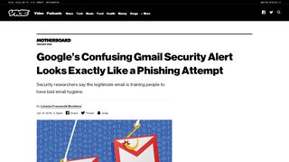 
                            10. Google's Confusing Gmail Security Alert Looks Exactly Like a Phishing ...