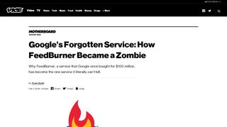 
                            5. Google's Forgotten Service: How FeedBurner Became a Zombie ...