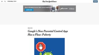 
                            7. Google's New Parental Control App Has a Flaw: Puberty - The New ...