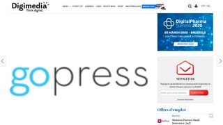 
                            3. Gopress lance sa version tablette et smartphone - Digimedia