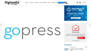 
                            2. Gopress lanceert zijn versie voor tablet en smartphone - Digimedia