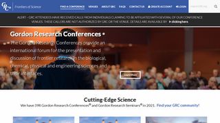 
                            3. Gordon Research Conferences