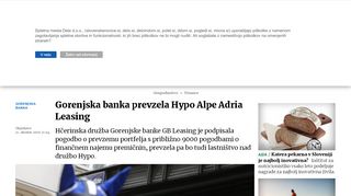 
                            11. Gorenjska banka prevzela Hypo Alpe Adria Leasing - Delo